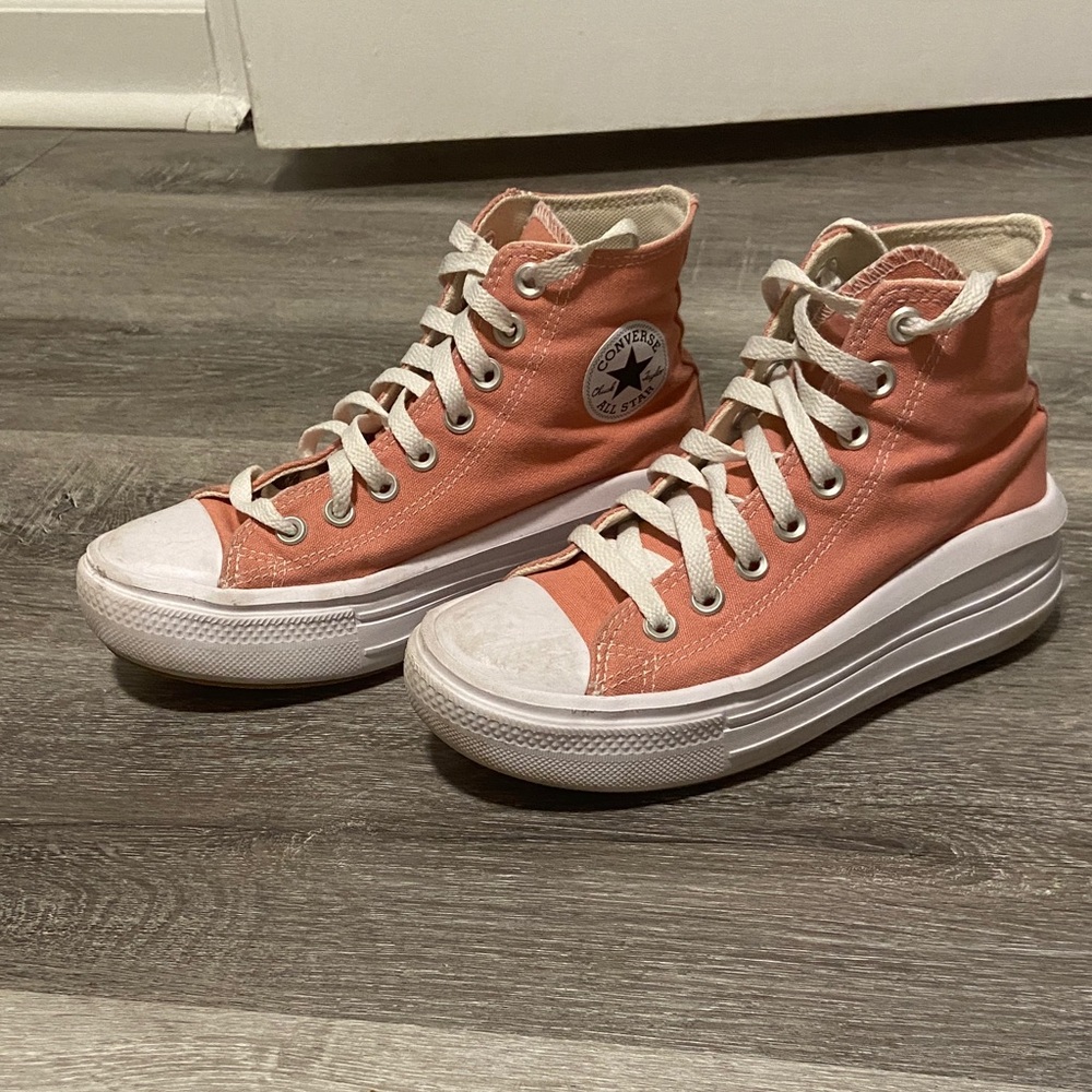 Converse Chuck Taylor Women's Coral Pink High-Top Sneakers